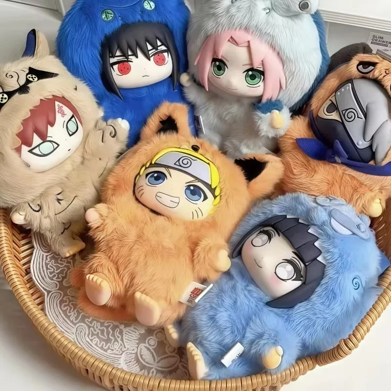 New Original EAKI Naruto Shippuden Party Series Vinyl Anime Figure Ornament Toy Doll Blind Box Q Version Doll Collection Gift