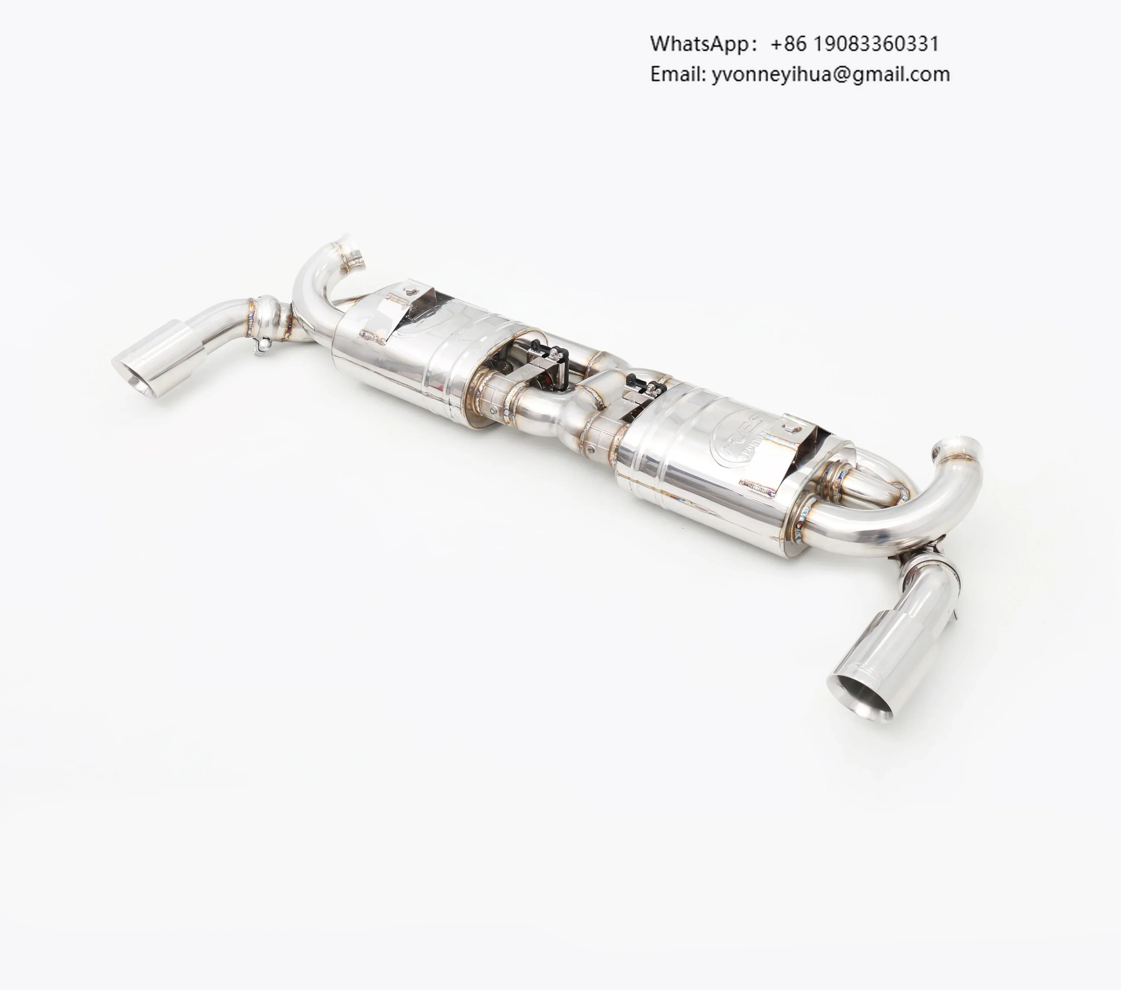 

Hot sale custom Automobile Exhaust Muffler System Valvetronic Remote Control ss304/Titanium Exhaust for Lotus Esprit V8 3.5
