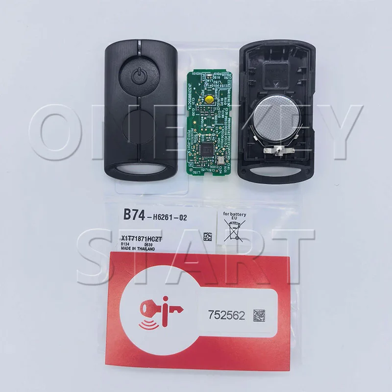 Motorrad-Scooter-Fernbedienungsschlüssel 433,92 MHz ID49-Chip für Yamaha NVX NVX155 XMAX XMAX300 QBIX AEROX JAUNS【EIN-TASTEN-START】 – Detail 5