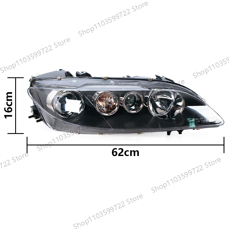 Per Auto Faro Anteriore Luce Assy Alogeno Per Mazda 6 GG Atenza GG 2002-2015 Auto Sinistra e Destra Paraurti Anteriore Testa Della Lampada Del Faro