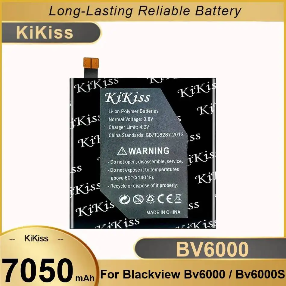 

Легкий долговечный аккумулятор 7050 мАч для мобильного телефона Blackview BV6000 BV6000S