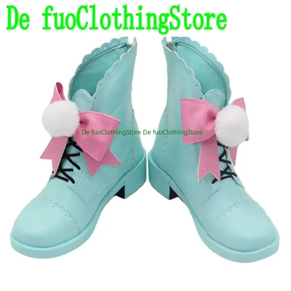 Defuo ﻿ Epel Twisted Wonderland Scarpe Cosplay Stivali Gioco di Natale Anime Halloween DefuoClothing Negozio di scarpe