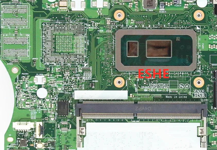 NM-C931 لينوفو ثينك باد T14 Gen 1 T15 اللوحة الأم للكمبيوتر المحمول مع وحدة المعالجة المركزية i5-10210U i7-10510U RAM 8G 16G UMA 5B20Z47951 5B20Z45943