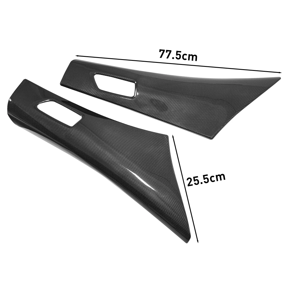 Real Carbon Fiber Interior Rear Door Panel Cover Accessories for 2023up
