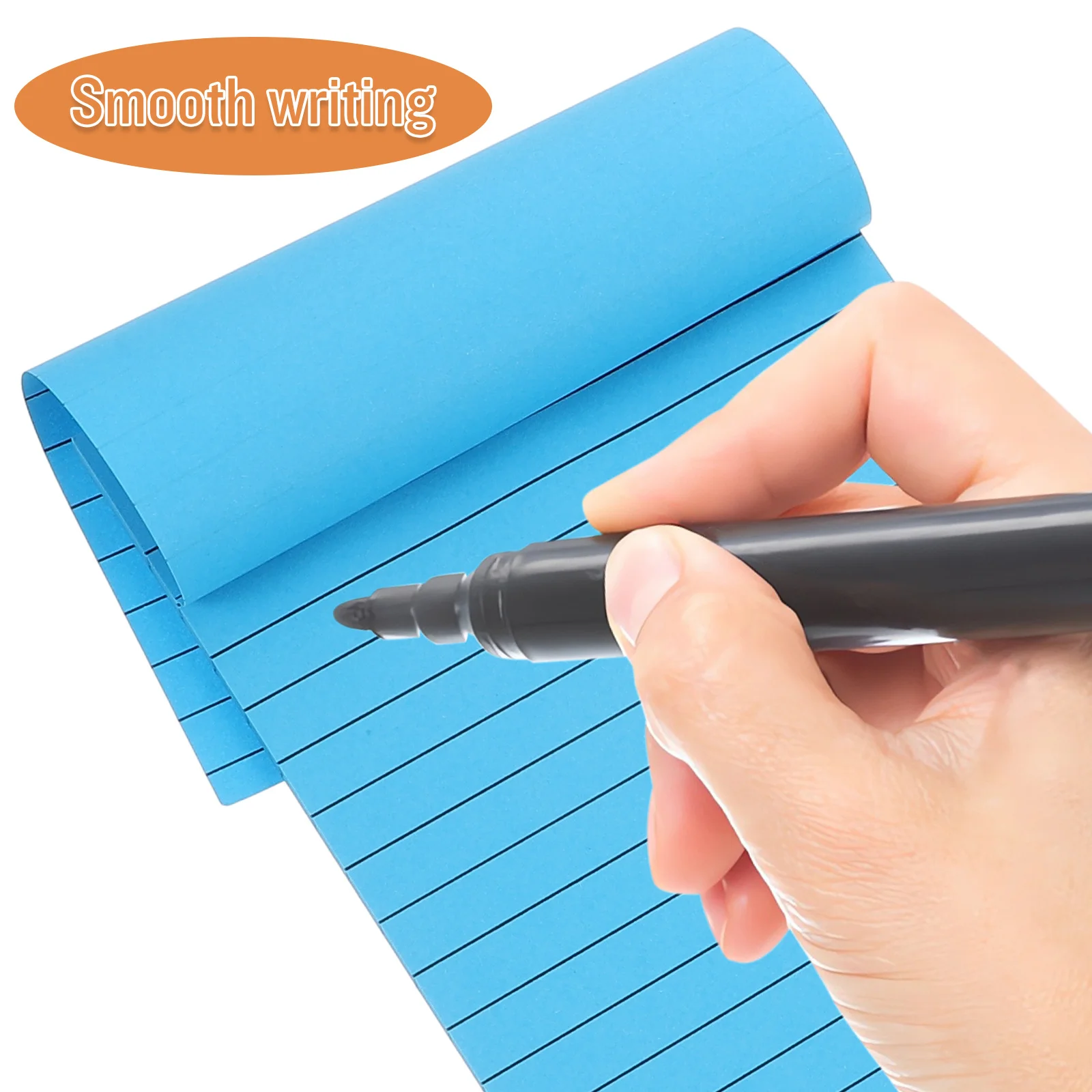 8 كتب ملصقات مذكرة ورقية قابلة للتمزيق، وسادات ملاحظات لاصقة ذاتية اللصق، ملصق مؤشر مبطن محمول