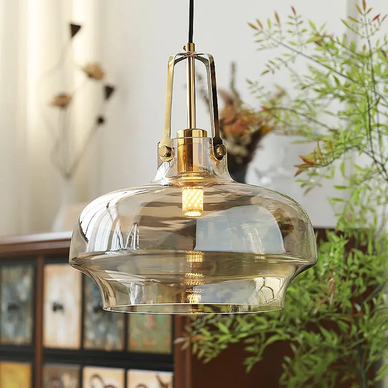 

Modern LED Ceiling Hanging Light For Bedroom Dining Table Chandelier Home Decoration Nordic Glass Kitchen Island Pendant Lamp