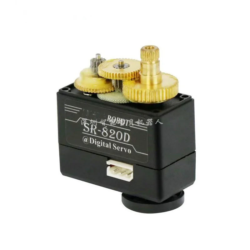 Robot Biaxial Servo/Large Torsion Metal Gear/17kg Digital/180/270 Deg/SR-820D/Line Pluggable  DIY