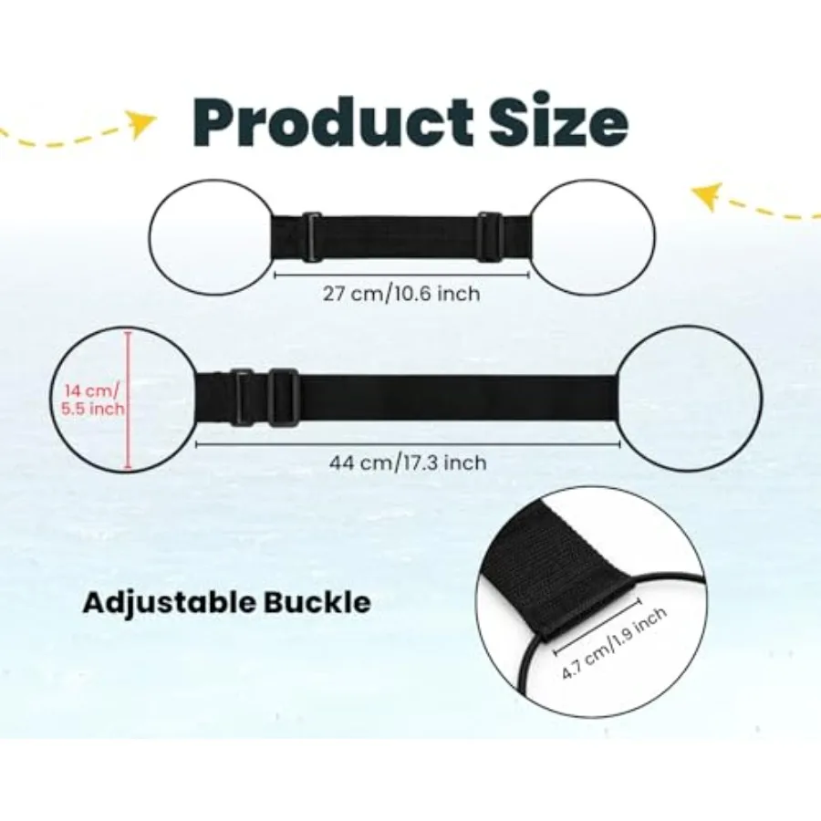 Add a Bag Luggage Straps 2 Pack Adjustable Nylon Elastic Belt Heavy Duty Secure Strap for Attaching Extra Bags Handbags Clothes