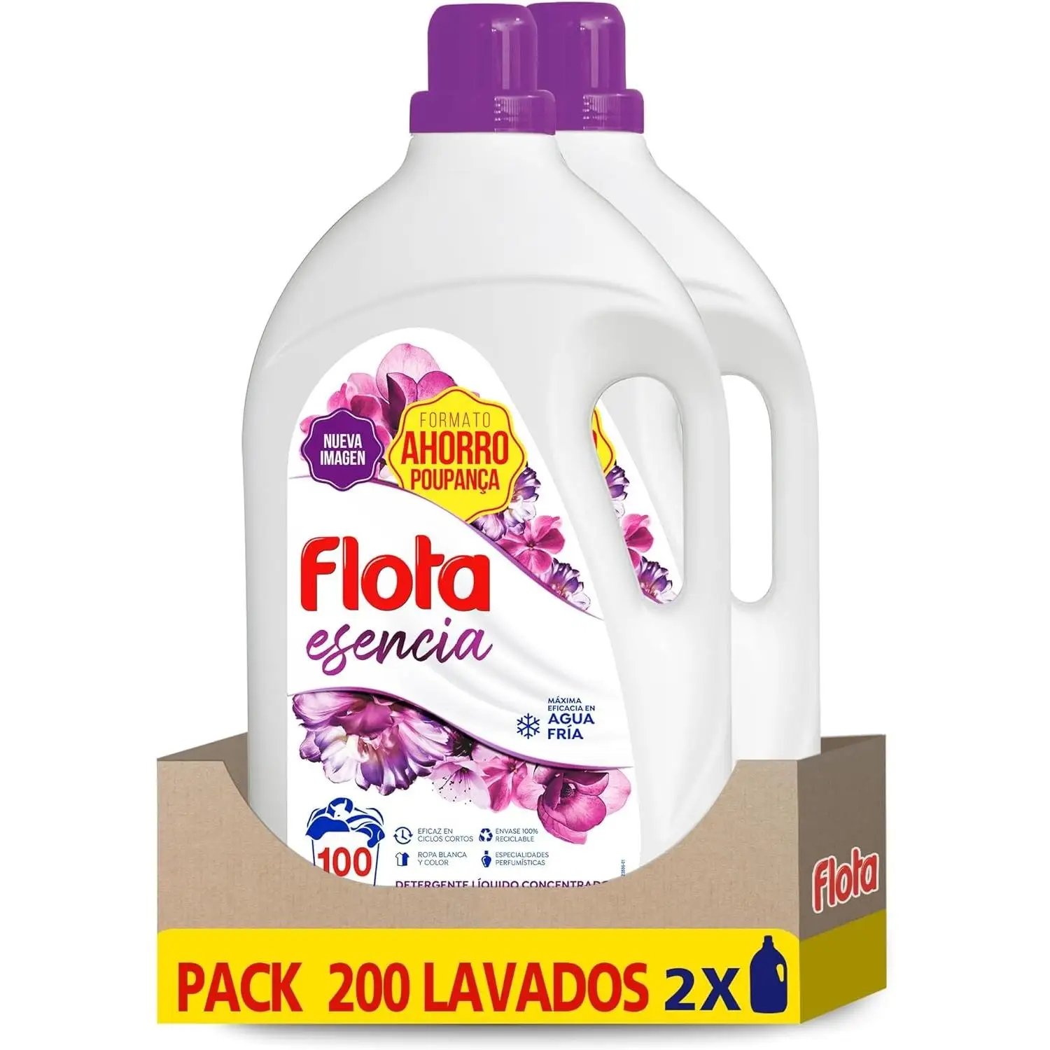 Fleet essence-Pack 2 PCs liquid detergent 2x100 doses-Total 10 litres