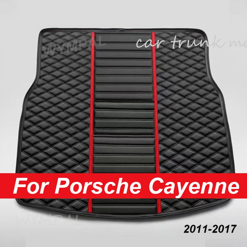 

Car Trunk Mat For Porsche Cayenne 2011 2012 2013 2014 2015 2016 2017 High Side boot Waterproof Rear Cargo Cover Carpet Pad