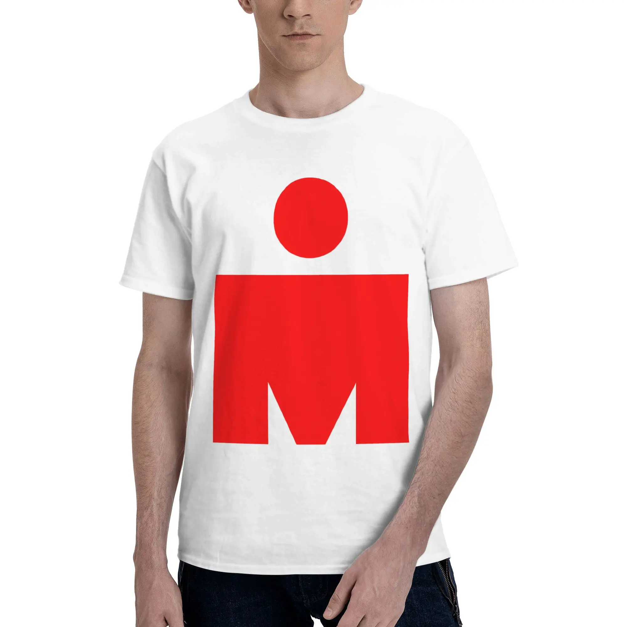 M Dot Logo Lengthening Reversible T-shirt Fresh And Casual Tees