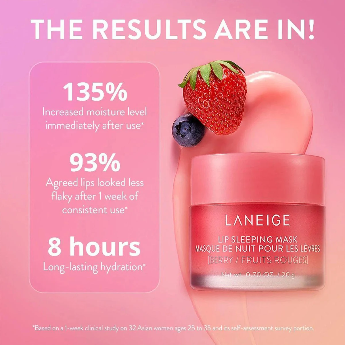 라네즈 립 슬리핑 마스크, 오래 지속되는 보습 & 건조 - Skincare Laneige 리뷰 및 가격