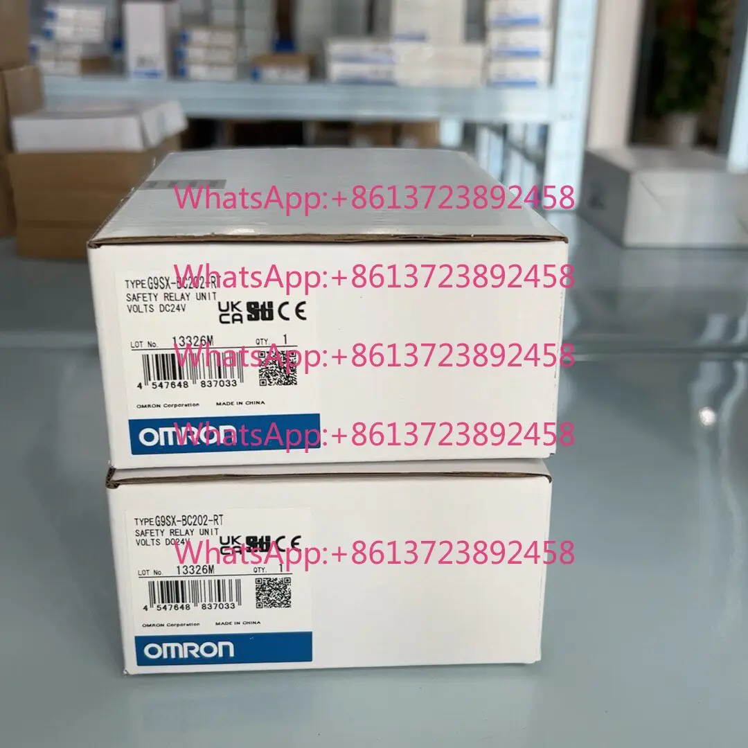 Omron G9SX-BC202-RT safety relay, original genuine brand new spot