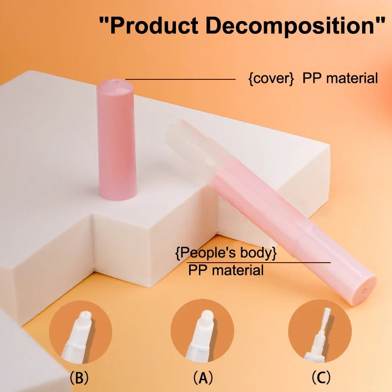 3ML Twist Pens Empty Cosmetic Lip Gloss Applicators Refillable Foundation And Concealer Tube Eyelash Growth Liquid Container