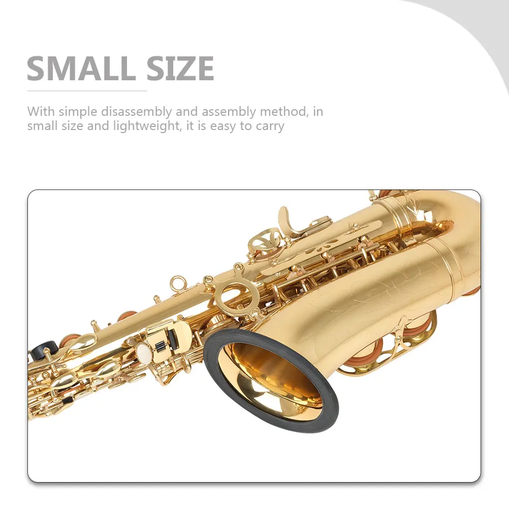 

Saxophone Protective Cover Noise Muffler Dampers for Musical Instruments Part Accessories Black Remover Reducer