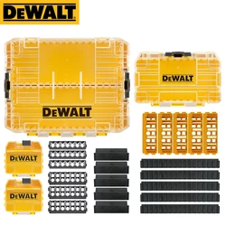 DEWALT Small Medium Large Parts accessori scatola di immagazzinaggio scatola di attrezzi per testa in lotti di trapano originale custodia rigida impilabile ad alta durezza