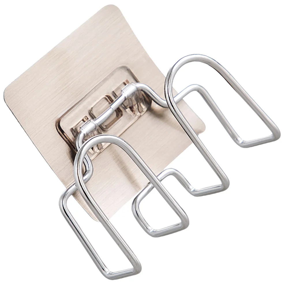 

Kitchen Cutting Board Rack Stainless Steel Wall Mounted Pot Lid Organizer For Pan Plate Storage Nail Free Cutting Board