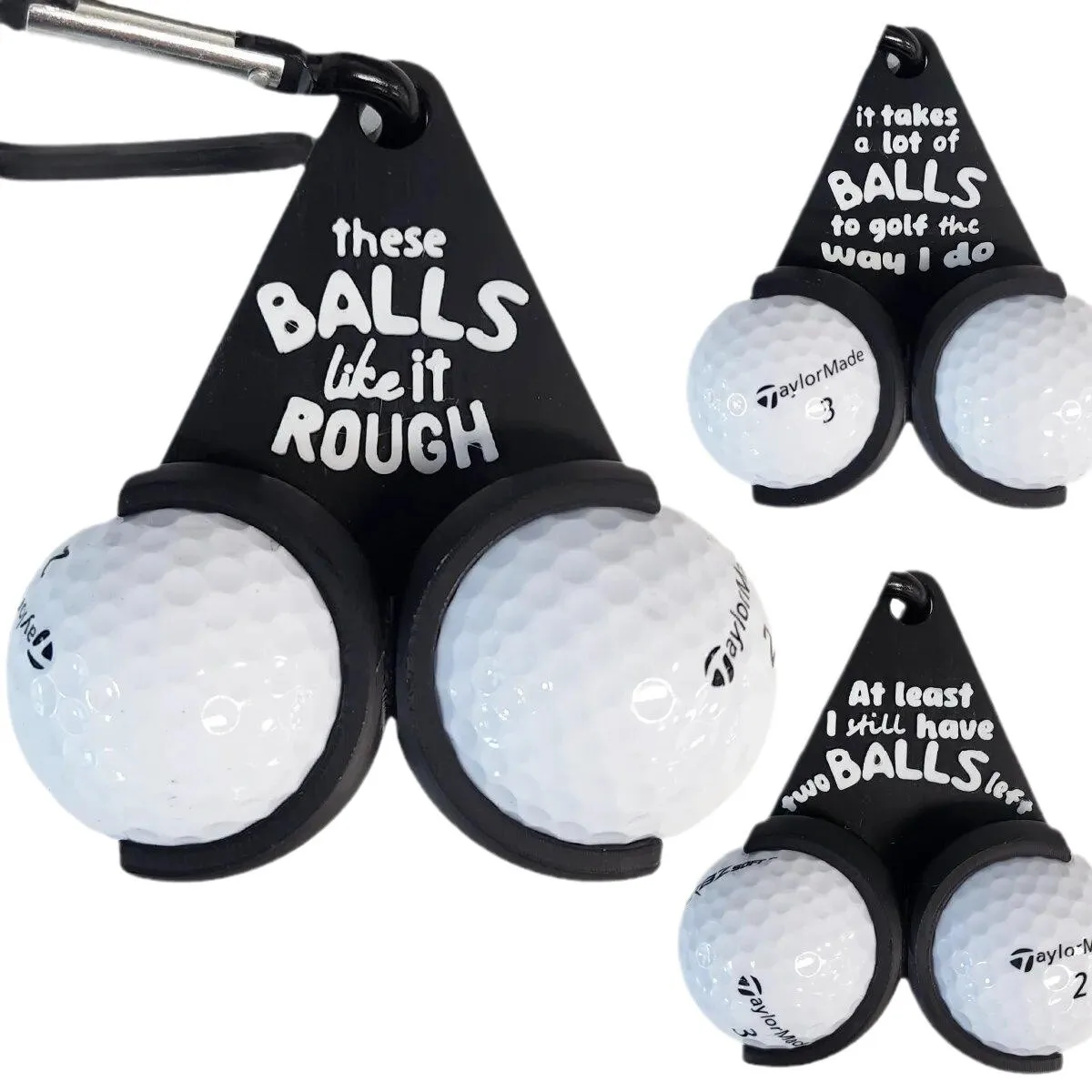 Golf Ball Holder Funny Golf Gifts Golf Gifts for Men Custom Golf Holder for Bag Golf Tee Holder