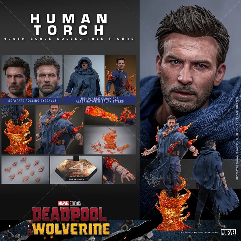 

1/6 Scale Flame Controller Superhero Storm 12-inch Full Set Action Figure Soldier In Stock HOTTOYS HT MMS789 Height About 31CM