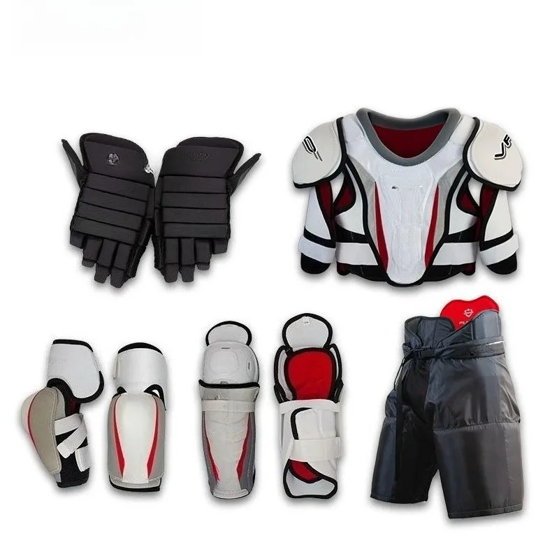 

Full set of dryland hockey helmets and gloves