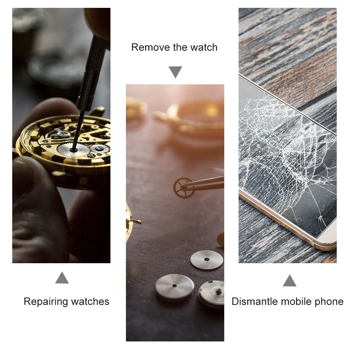 115 في 1 الهاتف المحمول تفكيك مفك مجموعة أدوات إصلاح أداة دقيقة لإصلاح ساعة الهاتف ساعة صيانة