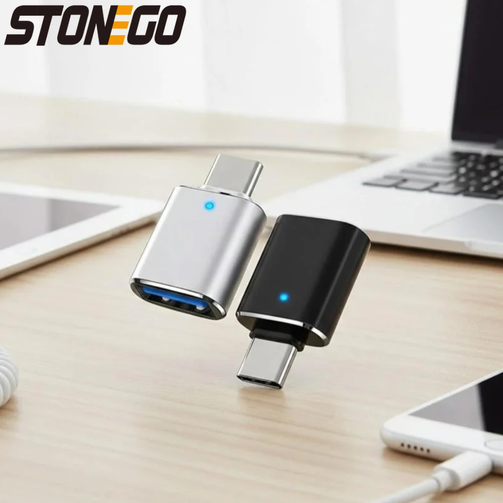 USB C to USB A OTG Adapter High Speed Charging Data Transfer Converter Smartphone Android iPhone