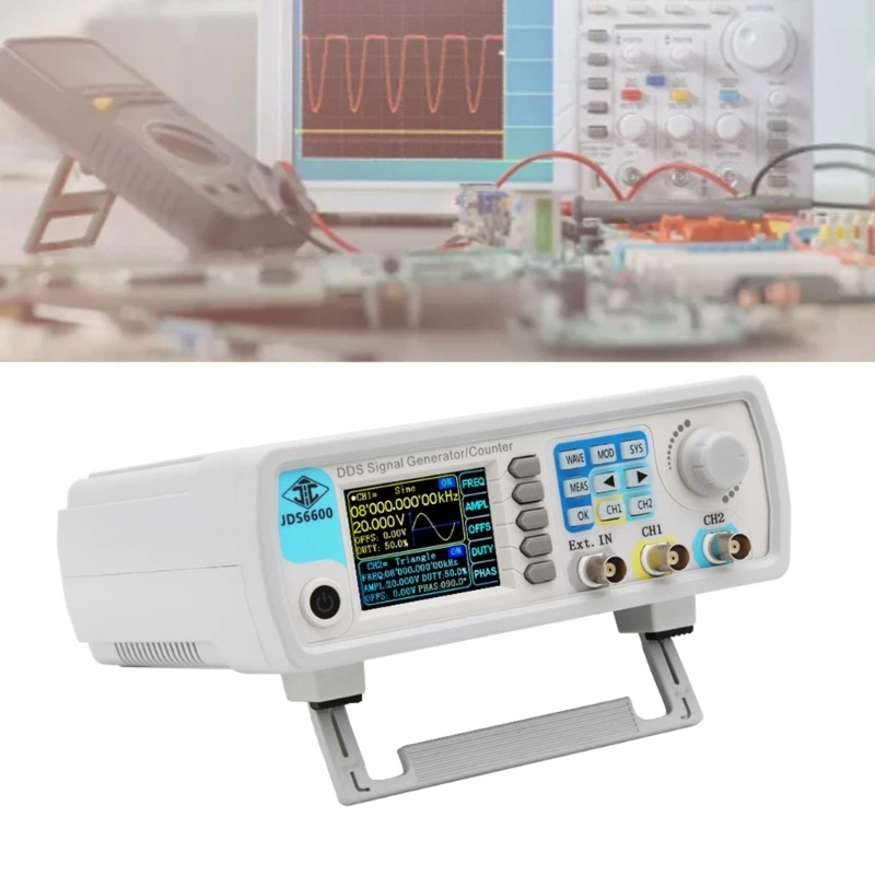 JDS6600 Signal Generator Frequency Meter for Electronic Engineering & Research N58E