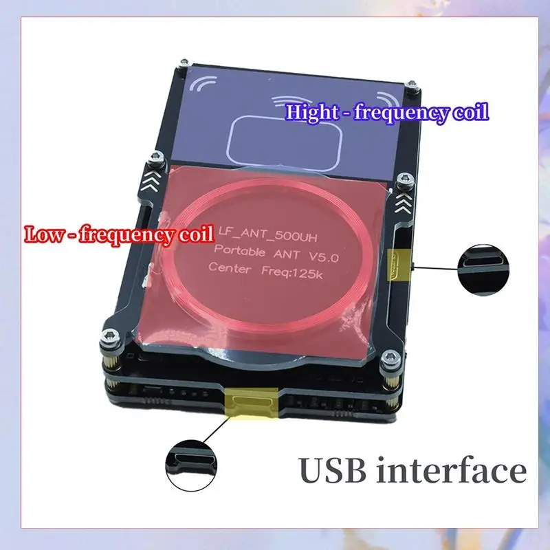 Proxmark3 512M RFID Card Reader Burner Easy V5.0 RDV4 Memory IC ID Card Copier Duplicator Integrated Antenna Decryptor-[A04I]