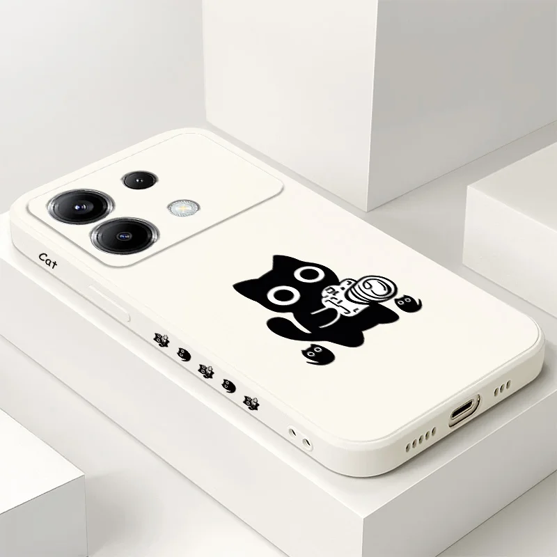 

Funny Cats Phone Case For Xiaomi Poco F7 X7 X6 F6 M6 M5 M5S F5 X5 F4 X4 M4 F3 M3 X3 Pro 4G 5G GT Silicone Cover