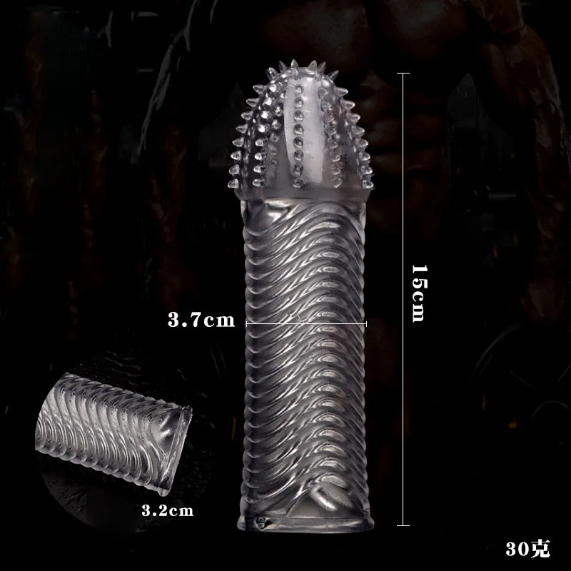 4 Types Penis Sleeve G-spot Orgasm Stimulate Penis Enlargement Delay Ejaculation Sex Toys for Men Penis Enlarger Sex Shop 18+