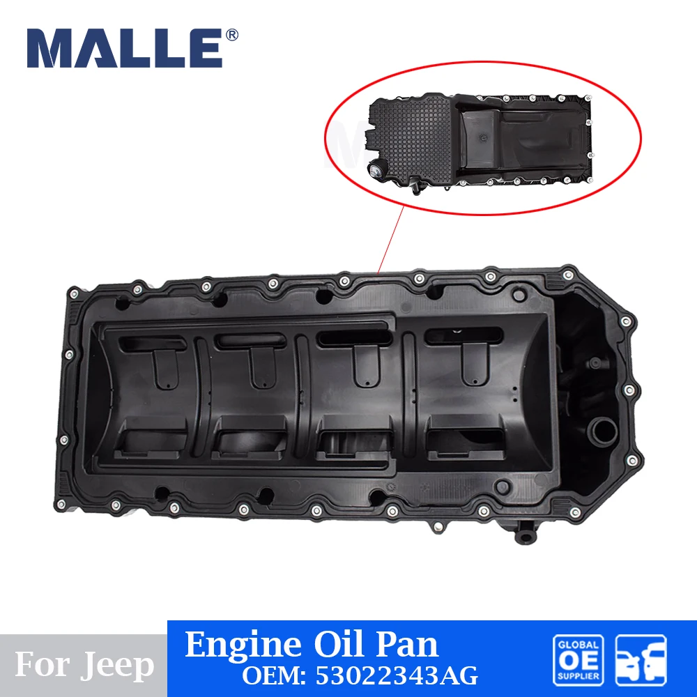 

5.7L Engine Oil Pan For Jeep Dodge Durango Grand Cherokee 5.7 V8 2011-2018 Auto Car Accessories 53022343AG 53022343AH 53022343Al