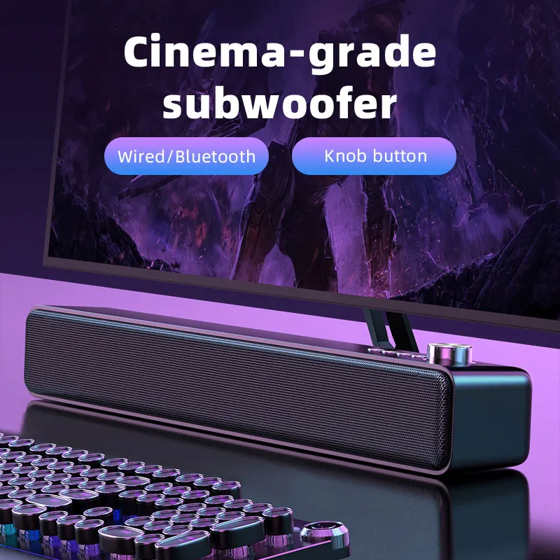 

Bluetooth Speaker 4D Surround Soundbar Computer Speaker Home Theater Sound System For TV Box Subwoofer wireless Stereo Music Box