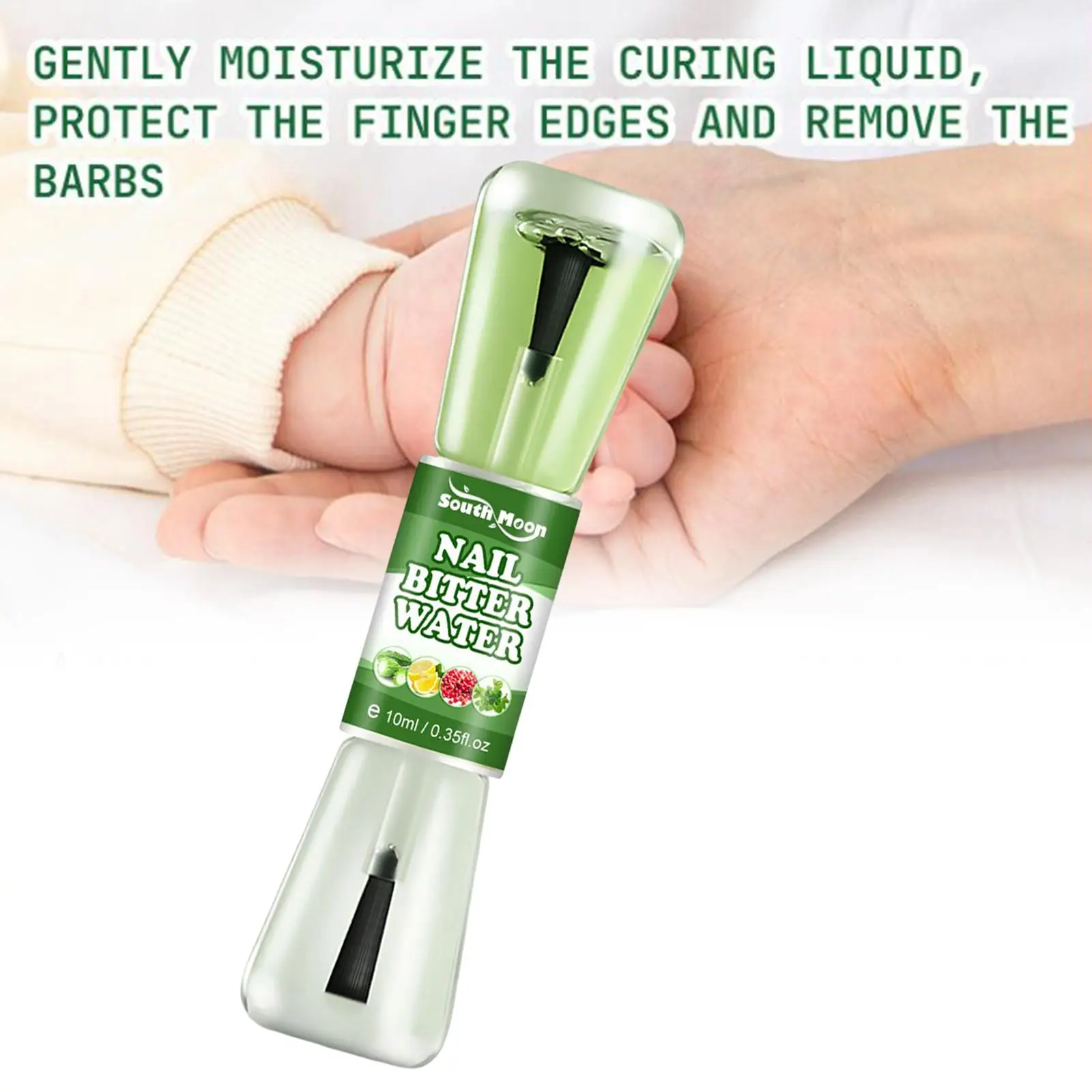 Smalto per unghie anti-mordere Soluzione efficace amara Penna per smalto anti-mordere Baby 10ml