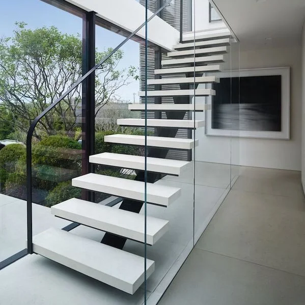 التخصيص سلالم جديدة باللون الأبيض الحديث #1