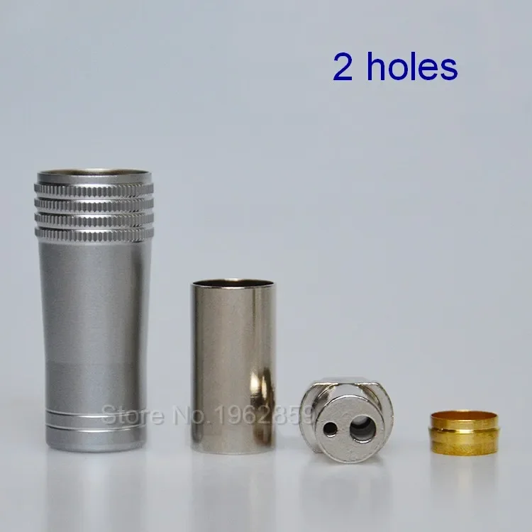 5pcs Dental Handpiece Connector 4 holes 2 holes Dental Turbine Adapter Hole Change for High Speed Handpiece Parts