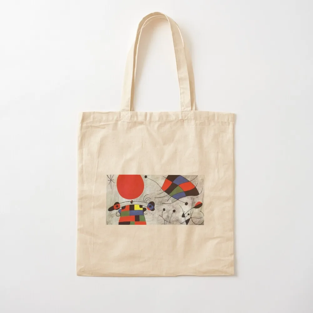 لوحات جوان ميرو الفنية جوان ميرو جوان مير؟ 3 ميرو ديسين حقيبة حمل حقيبة رائعة أكياس تسوق حقيبة حمل قابلة للطي قماش #2