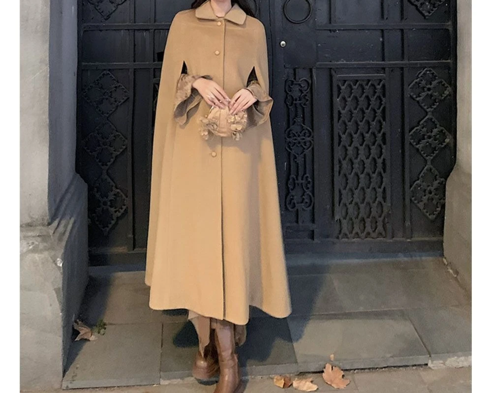 2025 Winter New Woolen Coat Fashion Style Coat Medium and Long Women's Edition