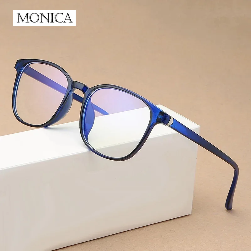 Transparent square Computer Glasses Frame Women Men Anti Blue Light round Eyewear Blocking Glasses Optical Spectacle Eyeglass