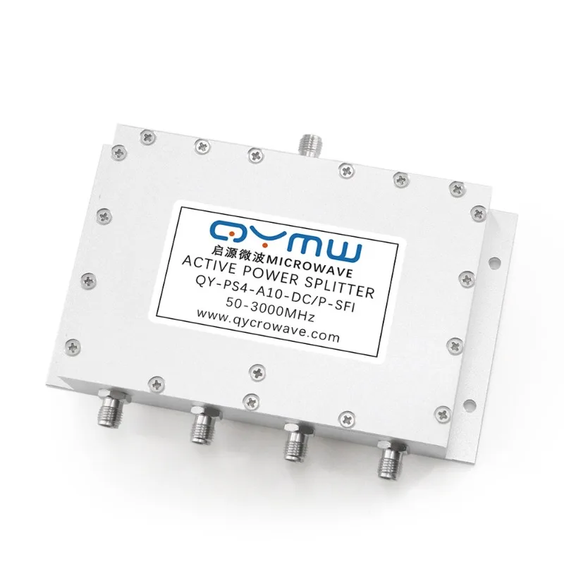 Start-up m-icrowave TNC active power divider divided into four GPS/GNSS gain 0.05-3 G signal amplification L-band