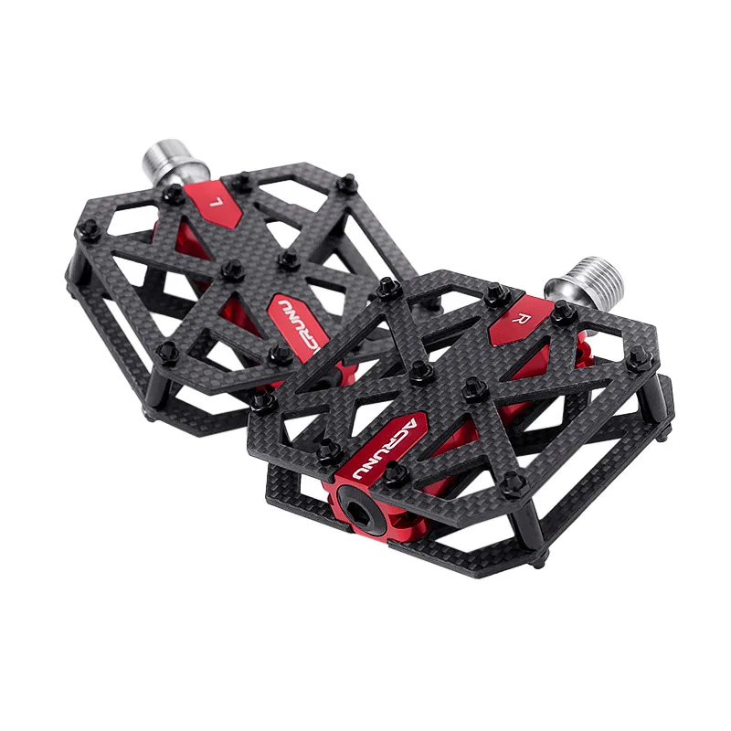 

ACRUNU Bicycle Carbon Fiber Pedal Mountain Road Bike Bearing Bearing Anti-slip Pedal Bicycle Pedal