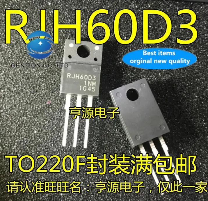 

10pcs 100% orginal new in stock RJH60D3DPP TO-220F RJH60D3 inverter special 35A600V