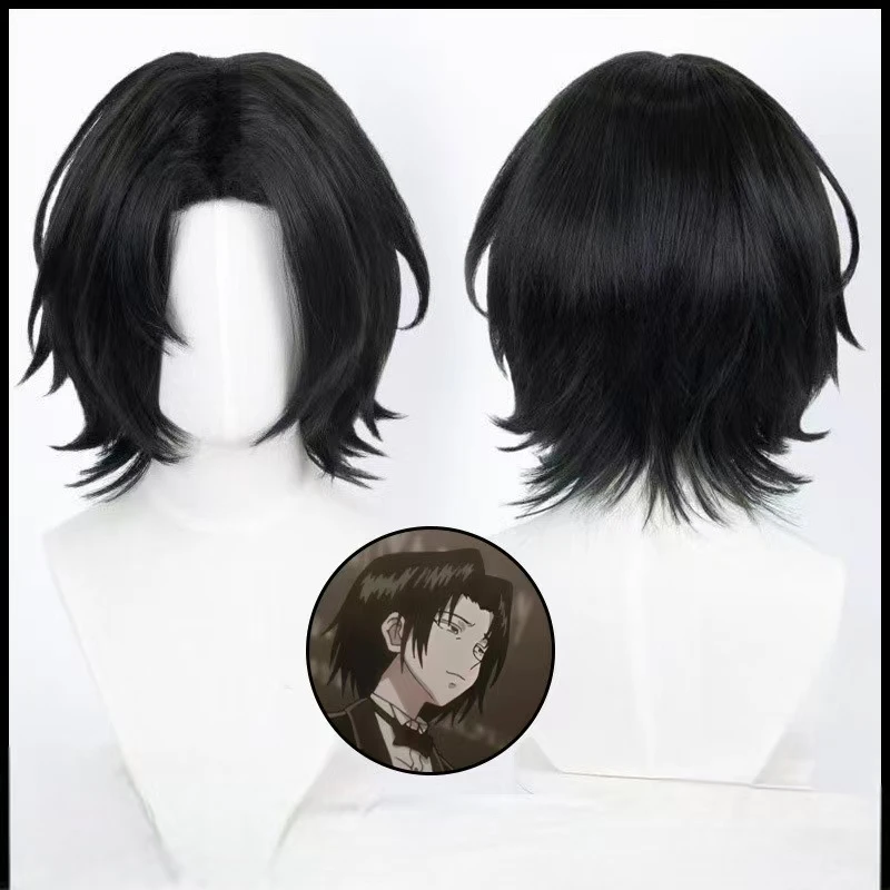 

Anime Feitan Portor cosplay wig Black Hair Wigs for Comic Con Coser Costume Theme Party Heat Resistant Synthetic