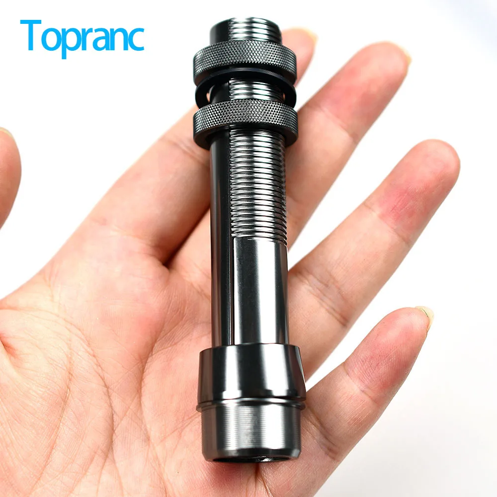 Topranc 1 Set de 120mm CNC de Aleación de Aluminio para Soporte de Carrete de Caña de Pescar, Piezas Metálicas para Fabricación y Reparación de Cañas DIY, Soporte para Carrete de Spinning y Casting