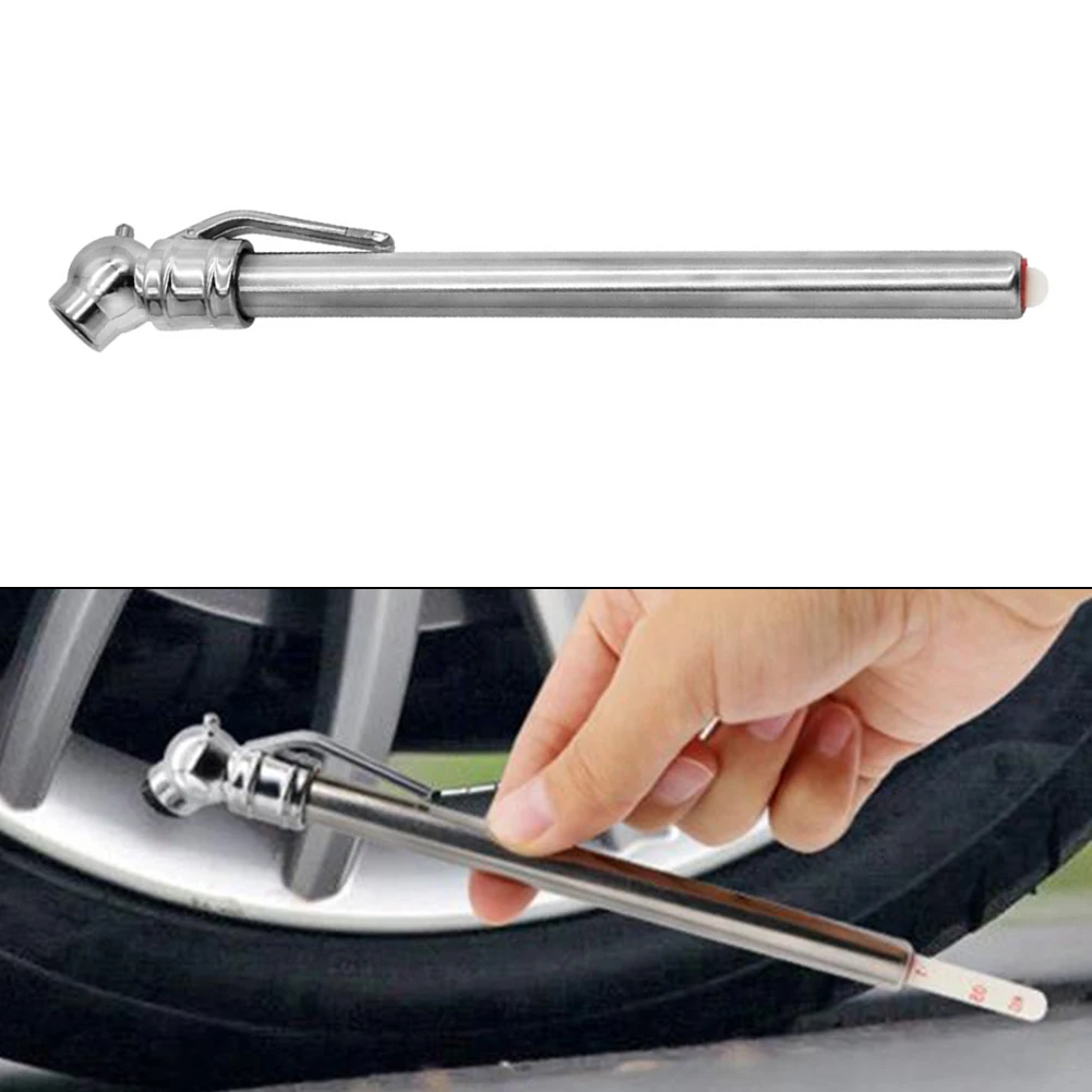 

Tire pressure tester pen metal tire pressure gauge portable quick installation lightweight tool for car tire pressure check