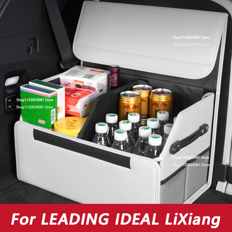 

For Leading Ideal LiXiang L7L8L9 trunk car storage box storage box interior car accessories