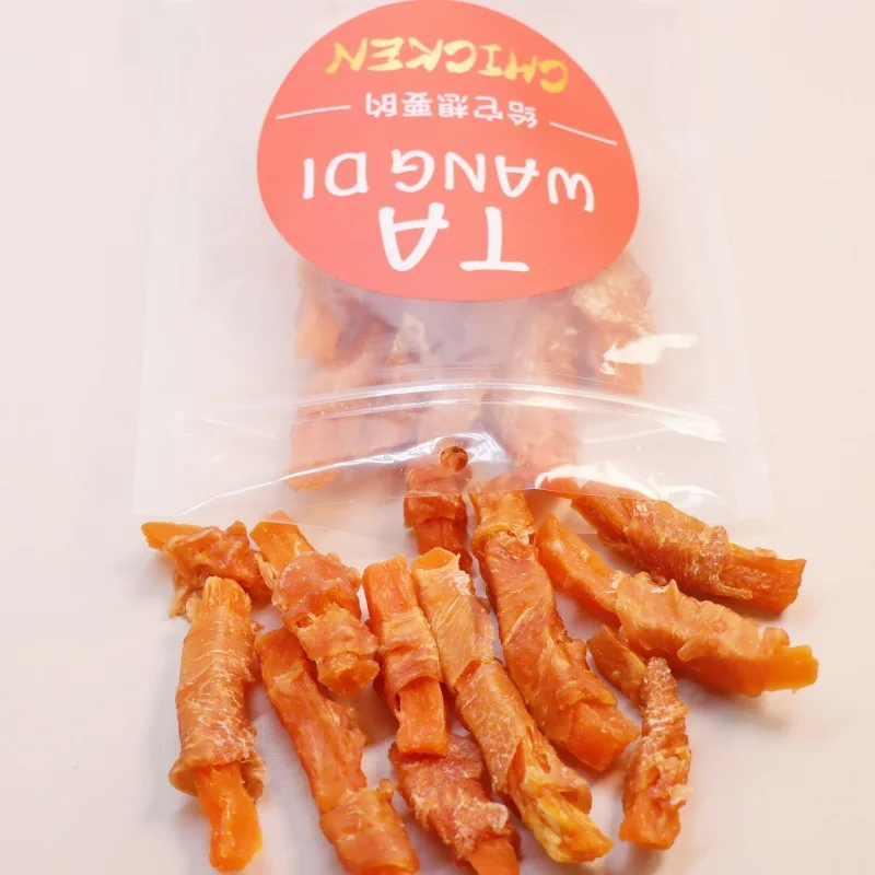 Dog Snacks Chicken Duck Jerky Around Sweet Potatoes Small And Medium-Sized Dog Training Reward Pet Teeth Grinding Teeth Bones