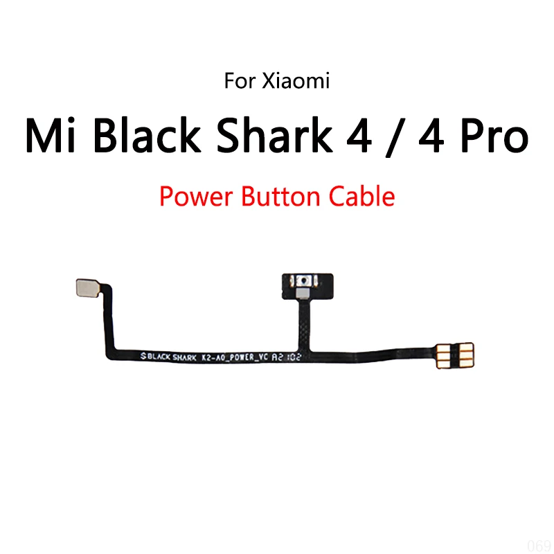 Power Button Switch Volume Mute Button On / Off Flex Cable For Xiaomi Mi Black Shark 4 / 4 Pro