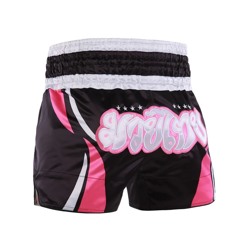 Men's Boxing Pants Muay Thai Shorts For Women Children Girls Boys Sanda Wushu MMA Fighting Martial Arts Competition Trousers