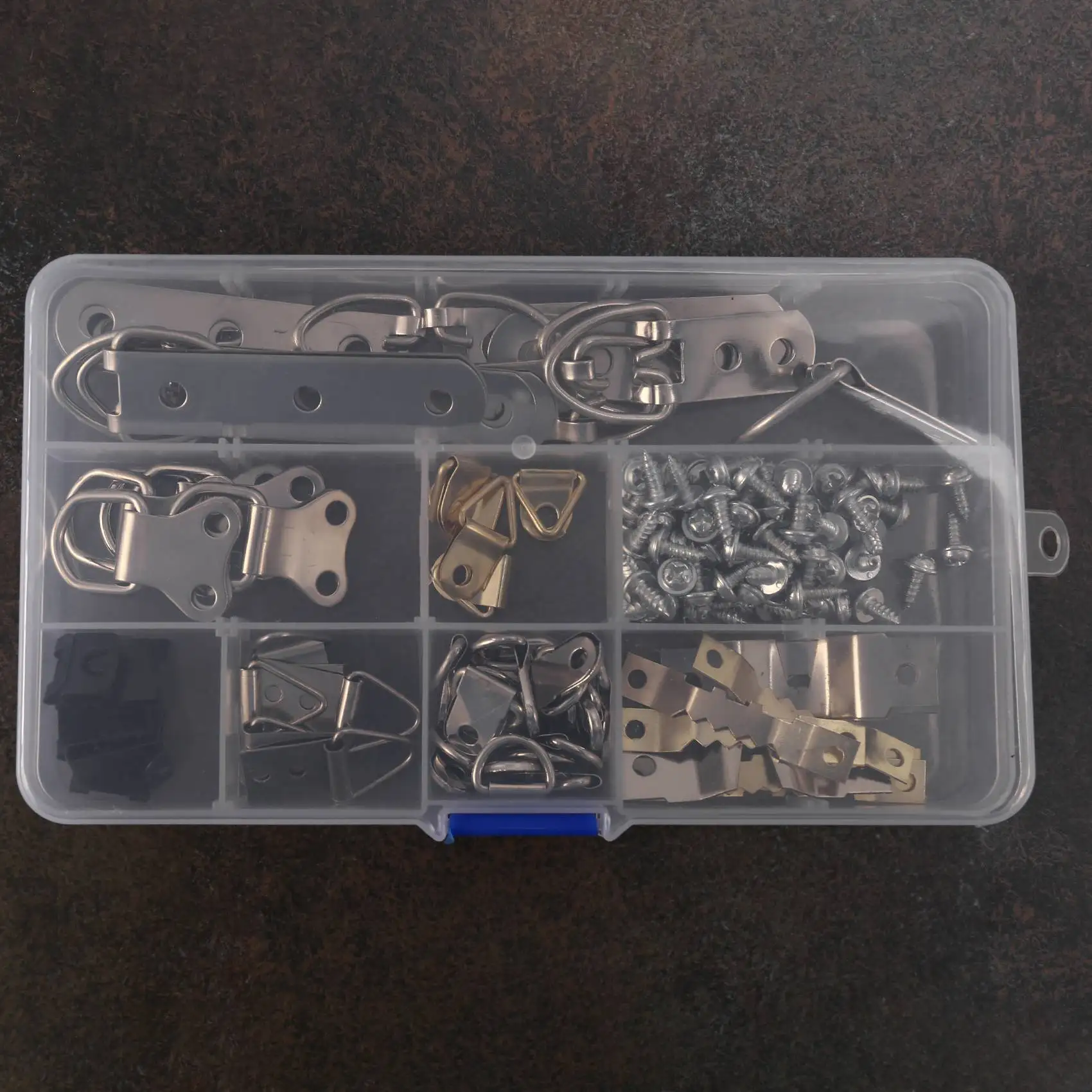 140 Pcs Photo Frame Hanging Hooks Kit, 9 Models Picture Hanger Hooks With Screws For Office Family Photo Picture Painting Hangin