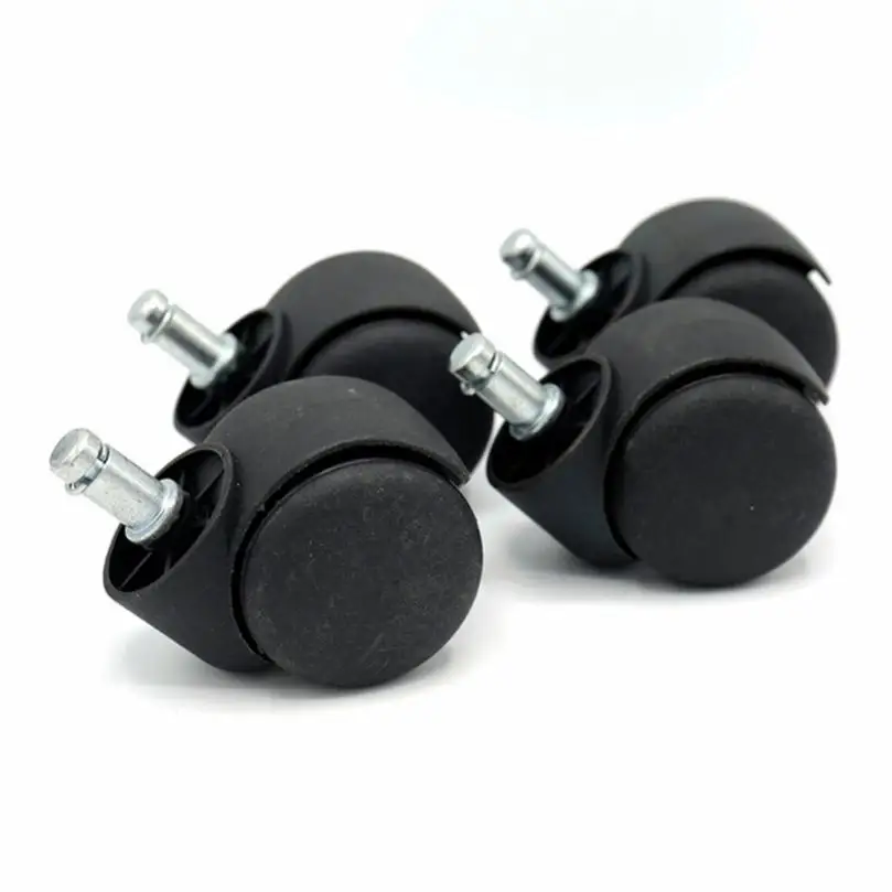 5 Pieces Mute The Pulley Wheel Casters for Office Chairs Computer Chair Mute Fatty Casters